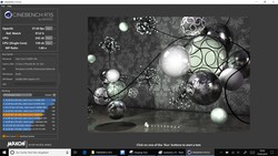 Cinebench R15 Multi 64Bit on battery