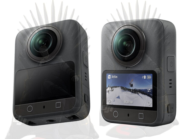 The DJI Osmo 360 with its display turned off and switched on. (Image source: via Igor Bogdanov)