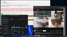 Maximum latency when opening multiple browser tabs and playing 4K video