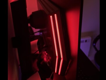 LED strips on the back of the monitor. (Image source: LG)