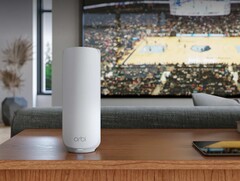 The Orbi 370 WiFi 7 mesh router and access points have a rather unremarkable design (Image source: Netgear)