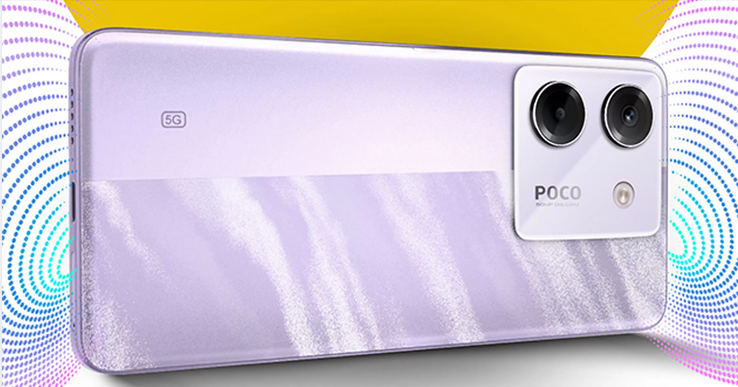 The Poco M7 Pro's 'new' look. (Source: Poco via Flipkart)