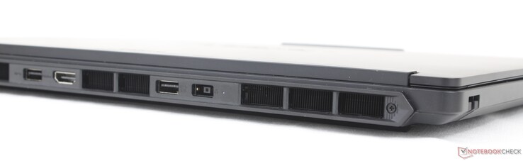 Rear: 2x USB-A (5 Gbps), HDMI 2.1, AC adapter
