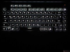 Keyboard backlighting