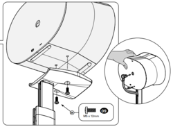 M5 screws to connect Sonos stands