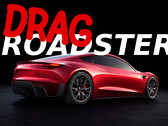 Tesla's next-generation Roadster will allegedly have dragster-like acceletation, but experts have doubts. (Image source: Tesla - edited)