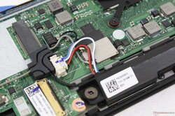 The Lenovo ThinkPad T490's Wi-Fi 6 module is soldered onto the motherboard.