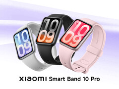 The Smart Band 10 Pro contains a built-in GPS module and is 5 ATM water resistant.