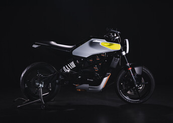 The E-Pilen concept, showcased in 2021, derived from both the Svartpilen and Vitpilen (Image source: Husqvarna)