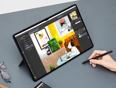 Samsung&#039;s Galaxy Tab S8 Ultra, in combination with the S Pen, makes for a rather deft on-the-go art station. (Image source: Samsung)