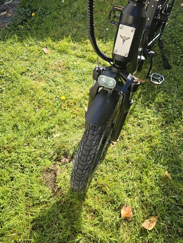...and front fork.
