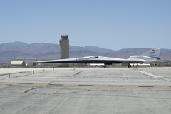 The X-59 taxiing. (Image source: NASA/Carla Thomas)