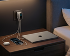 Anker’s new Charger (100W, 3 Ports, Smart Display) (pictured) is now available in silver in the US. (Image source: Anker)