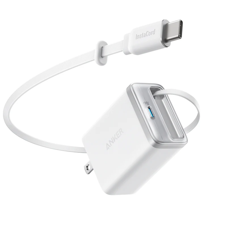 The Anker Nano Charger (35W, Built-in Retractable USB-C Cable). (Image source: Anker)