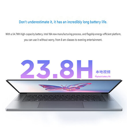 The battery life claim (machine translated)