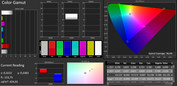 CalMAN color space – DCI P3