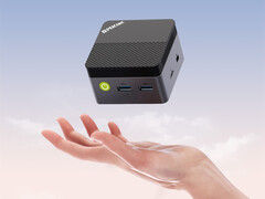 The G5S starts at around $169 in China. Pictured: a promo picture showing the compact design of the mini PC.