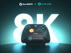 The GameSir G7 Pro 8K Aimlabs Edition features new generation TMR sticks. (Image source: GameSir)