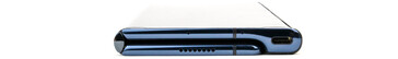 Bottom edge (closed): microphone, speaker, USB port