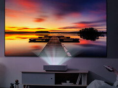 The LG CineBeam HU715QW Projector has up to 2,500 ANSI lumens brightness. (Image source: LG)