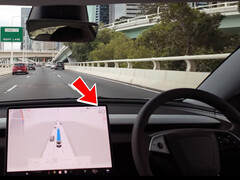 FSD Australia testing and review. (Image source: CarSauce/YT)