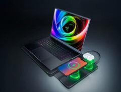 Razer has packed two Qi charging coils in a laptop sleeve.