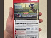 A picture of the physical box of Sonic Frontiers Definitive Edition for Nintendo Switch 2