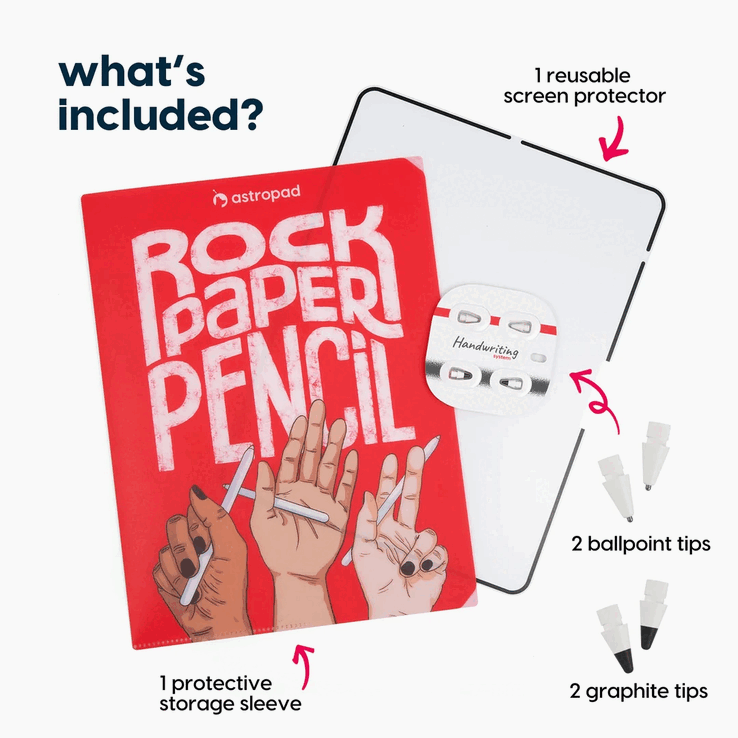 The tips only work as intended with Astropad’s own textured protector, not on a bare screen.