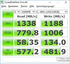 SSD: Crystaldiskmark 3
