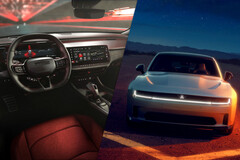 The new Dodge Charger EV bucks recent EV trends with its maximalist interior and focus on fun. (Image source: Dodge - edited)