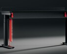 The Coyl gaming desk in Ultra Black.