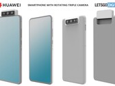 Huawei's new alleged flip-phone patent. (Source: LetsGoDigital)