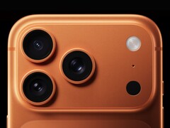 Close-up of iPhone 17 Pro camera module showing new flash placement. (Image source: Apple)