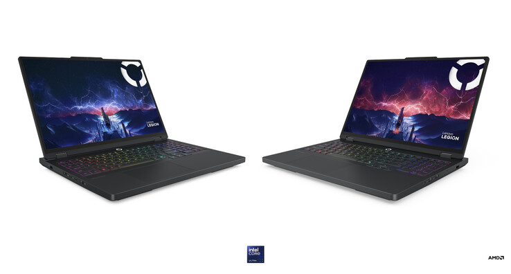 The Legion Pro 5i Gen 10 and Legion Pro 5 Gen 10 from left to right. (Image source: Lenovo)