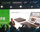 A foldable laptop concept at the Lenovo Transform event. (Source: Lenovo)
