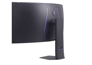 Rear of the 5K2K OLED gaming monitor. (Image source: LG)
