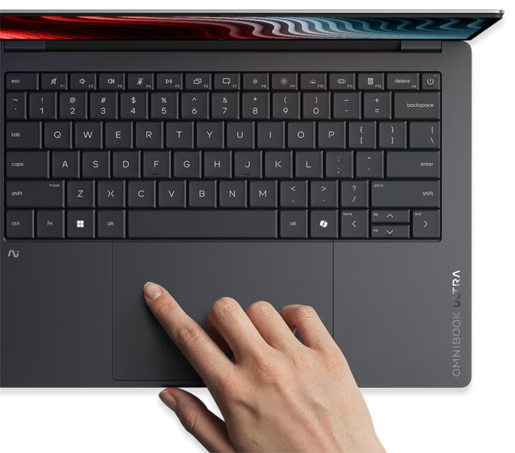 HP includes a haptic trackpad and a lattice-free keyboard.