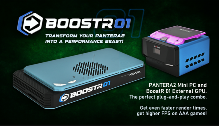 The Pantera 2 with its Boostr GPU. (Source: XDO Tech)