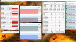 HP Pavilion Gaming 16 during the stress test