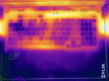 Surface temperatures stress test (top)