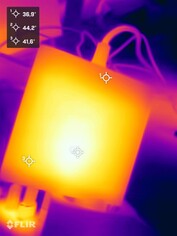 Power supply unit during the stress test