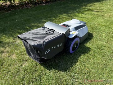 Anthbot N8 with grass collection bag