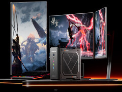 The GODY features Ryzen 9 7940HX and desktop Radeon RX 7600XT. Pictured: a promo picture of the mini PC. (Image source: Aoostar)