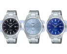 From left to right (pictured): Casio MTS-115D-1AV, MTS-115D-2A2V, and the MTS-115D-2A1V. There are two more models, which aren't included in this image. (Image source: Casio - Edited)