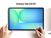 The Galaxy Tab S10 FE+ will have a 13.1-inch display. (Image source: Evan Blass)