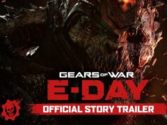 Official promotional art for Gears of War: E-Day.