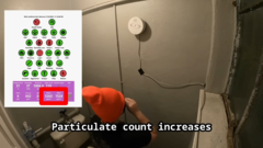 Blowing smoke at the Halo C3 (Image Source: DEF CON 33)