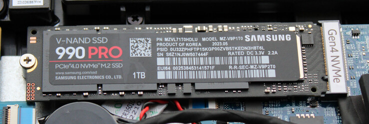 A PCIe 4 SSD serves as the system drive.