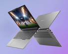 The new IdeaPad Pro 5i can be equipped with up to the Core Ultra X9 388H. Pictured: a promo picture showing the thin design of the laptop. (Image source: Lenovo - edited)