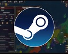 An image showing the Steam logo and the game Age of History 3, now 80% off on Steam.